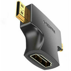 adapter-2in1-hdmi-to-micro-mini-hdmi-vention-agfb0-4k-30hz-black