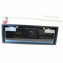 sale-out-cata-hood-gc-dual-a-75-xgbk-d-canopy-energy-efficiency-class-a-width-75-cm-820-m-h-touch-control-led-black-glass-unpacked-bent-dents-on-corners-chipped-paint-23-months
