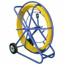 pilot-for-pulling-cables-fiberglass-frp-11mm-100m-with-wheels-yellow