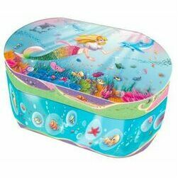 pecoware-oval-music-box-mermaid