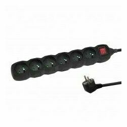 esperanza-elk219k-power-strip-6gn-5m-black