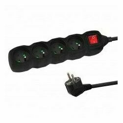 esperanza-elk213k-power-strip-4gn-3m-black