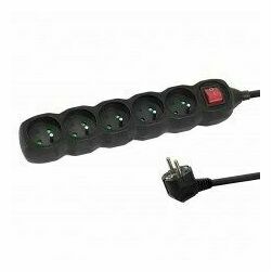 esperanza-elk215k-power-strip-5gn-3m-black
