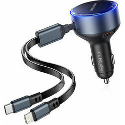 vention-ffob0-usb-c-car-charger-usb-c-lightning-30w-cable
