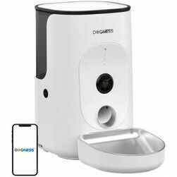 dogness-f15-wifi-4l-smart-food-dispenser-with-camera-with-stainless-steel-bowl-white
