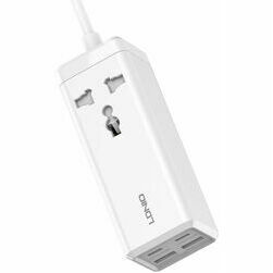 power-strip-with-1-ac-socket-2x-usb-2x-usb-c-ldnio-sc1418-eu-us-2500w-white