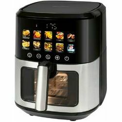 proficook-pc-fr-1286-h-fryer-single-6-5-l-stand-alone-1700-w-hot-air-fryer-black-stainless-steel