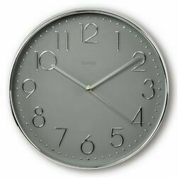 corsica-wall-clock-30cm-silver-grey