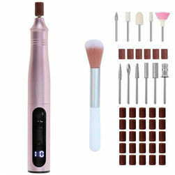 adler-electric-nail-drill-set-ad-2181-number-of-power-levels-5-pink