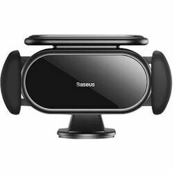 solar-electric-car-phone-holder-baseus-steel-cannon-pro-black