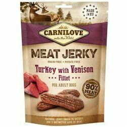 carnilove-meat-jerky-turkey-with-venison-dog-snack-100-g