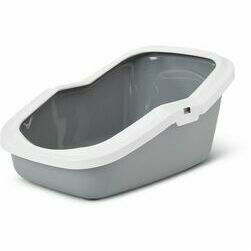 savic-aseo-grey-with-white-rim-open-cat-litter-tray-56x39x27-5-cm-1-pc