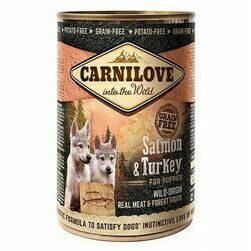 carnilove-into-the-wild-salmon-turkey-for-puppies-wet-dog-food-400-g