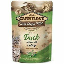 carnilove-cat-pouch-wet-cat-food-duck-catnip-85-g