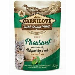 carnilove-cat-pouch-wet-cat-food-pheasant-raspberry-leaf-85-g