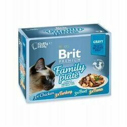 brit-premium-family-plate-mix-of-flavors-in-sauce-wet-food-for-cats-12x85g