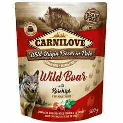 carnilove-dog-pouch-wild-boar-rosehips-wet-dog-food-300g