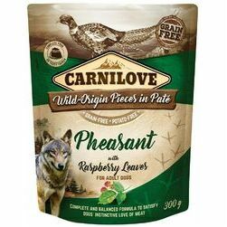 carnilove-dog-pouch-pheasant-raspberry-wet-dog-food-300g