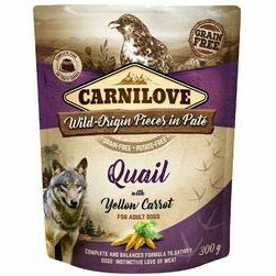 carnilove-dog-pouch-quail-yellow-carrot-wet-dog-food-300g