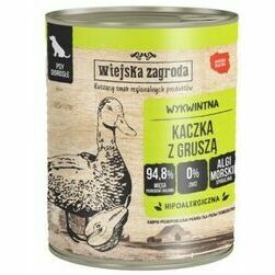 wiejska-zagroda-duck-with-pear-wet-dog-food-800g