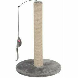zolux-cat-scratching-post-with-toy-grey