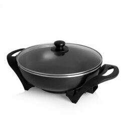 tristar-electric-wok-pz-9130-1500-w-stainless-steel-4-5-l-black